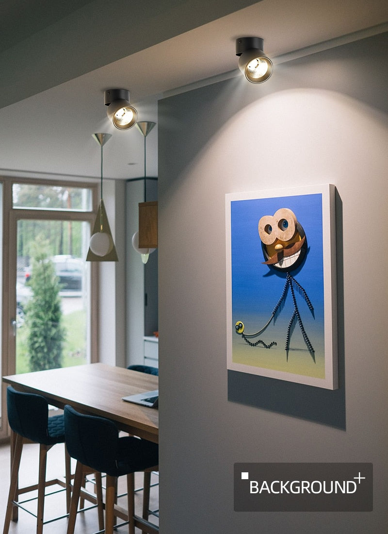 Led Down Light Foldable Spot LED Downlights  Spotlight  Lights 220V Ceiling 10/15/25W Surface Mounted Lamp Kitchen Indoor Lighti