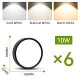 Led Down Light Foldable Spot LED Downlights  Spotlight  Lights 220V Ceiling 10/15/25W Surface Mounted Lamp Kitchen Indoor Lighti