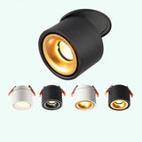 Dimmable 360 Degree Rotating LED COB Spot Light Ceiling lamp AC85-265V 7W 10W 15W 18W AC85V-285V Recessed Foldable LED Downlight