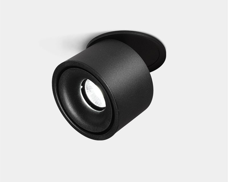 Dimmable 360 Degree Rotating LED COB Spot Light Ceiling lamp AC85-265V 7W 10W 15W 18W AC85V-285V Recessed Foldable LED Downlight