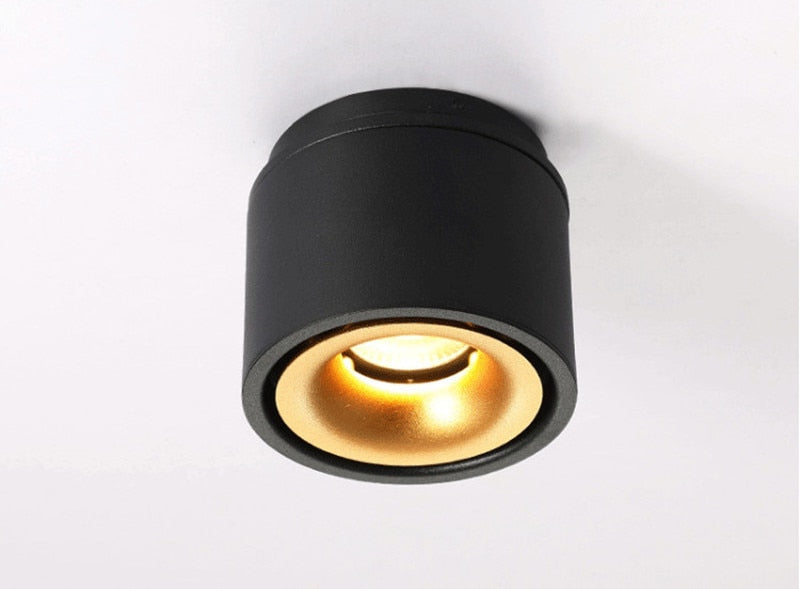 Dimmable 360 Degree Rotating LED COB Spot Light Ceiling lamp AC85-265V 7W 10W 15W 18W AC85V-285V Recessed Foldable LED Downlight