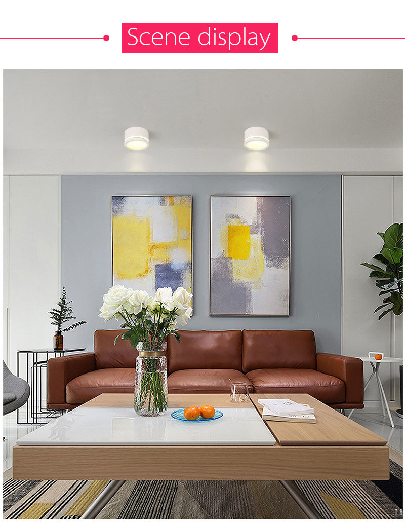 LED Surface Mounted Downlight Side Guide Light lamp for ceiling 5W 7W 9W 12W15W led spot lights Ceiling Fixtures Lighting