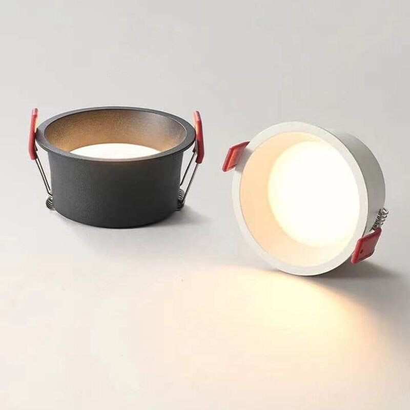 New Deep Hidden Anti-glare Dimmable LED Downlight Ceiling Light Spotlight 5W 7W 9W 12W 15W 18W Embedded LED Ceiling Light