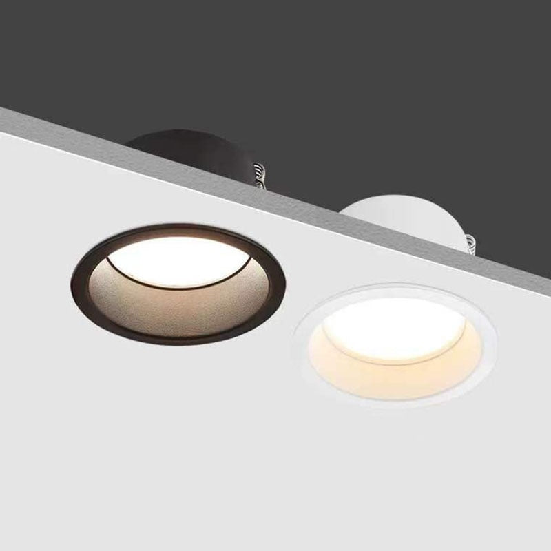 New Deep Hidden Anti-glare Dimmable LED Downlight Ceiling Light Spotlight 5W 7W 9W 12W 15W 18W Embedded LED Ceiling Light