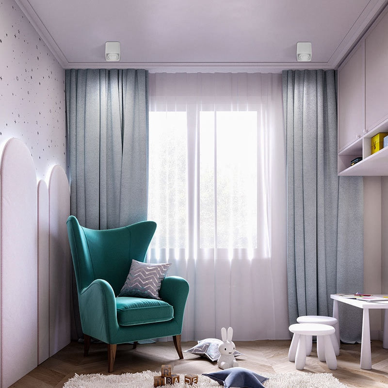 FLKL LED Downlight Ceiling Spotlights Living Lamp Nordic Lighting For Kitchen Aisle Spot Light Surface Mounted AC90-250V