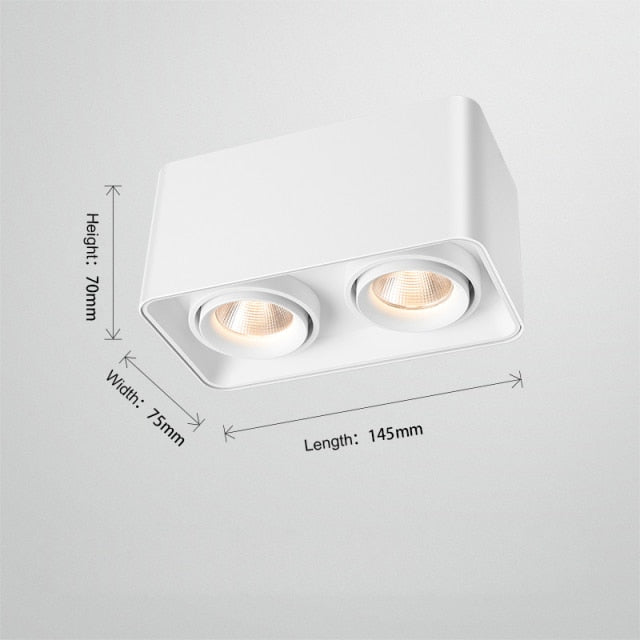 FLKL LED Downlight Ceiling Spotlights Living Lamp Nordic Lighting For Kitchen Aisle Spot Light Surface Mounted AC90-250V