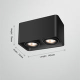 FLKL LED Downlight Ceiling Spotlights Living Lamp Nordic Lighting For Kitchen Aisle Spot Light Surface Mounted AC90-250V