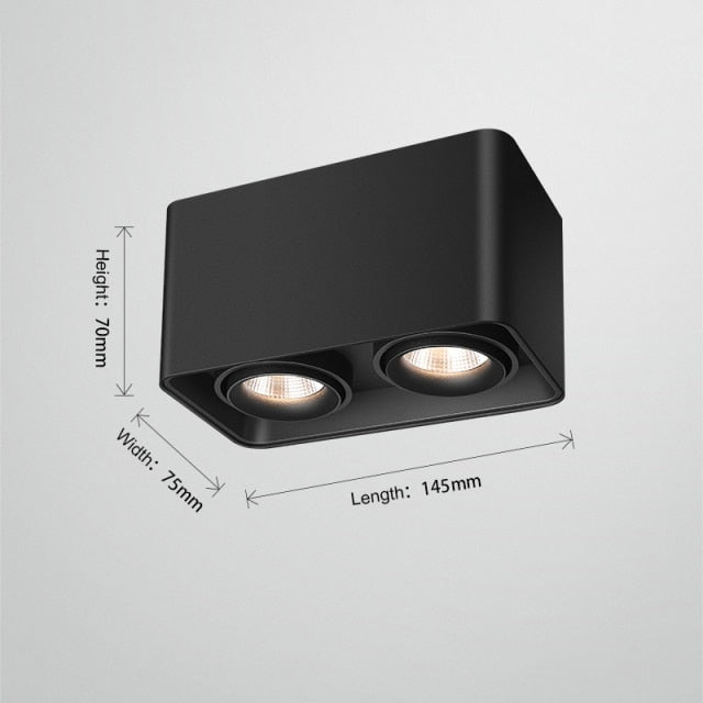 FLKL LED Downlight Ceiling Spotlights Living Lamp Nordic Lighting For Kitchen Aisle Spot Light Surface Mounted AC90-250V