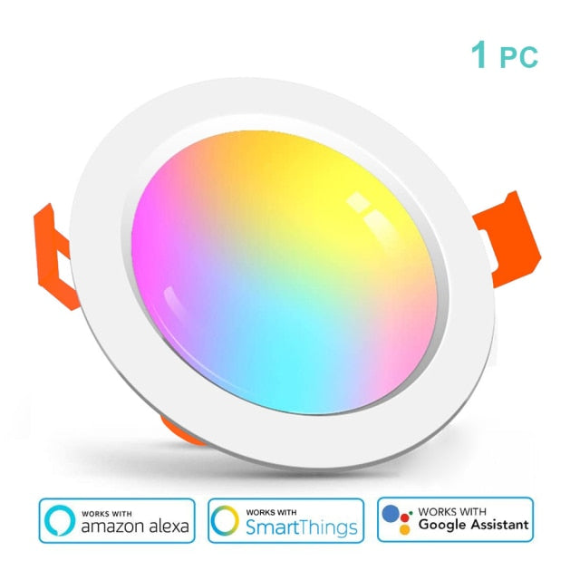 Zigbee 3.0 Smart Downlight 4inch Dimmable Ceiling Light 10W Compatible Alexa Echo Plus Google Home SmartThings Mqtt Tuya