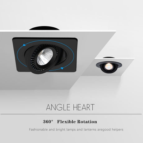 360 Degree Dimmable LED Downlight 7W 10W LED Bulb 15W 18W LED Ceiling Lamp COB Spot Light for Indoor Spotlight Lightings