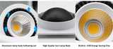 360 Degree Dimmable LED Downlight 7W 10W LED Bulb 15W 18W LED Ceiling Lamp COB Spot Light for Indoor Spotlight Lightings
