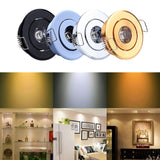 LED Spotlights 1W Mini AC85-265V 100PCS Recessed Light Led Downlight Jewelry Cabinet Lamp LED Mini Spotlight Lamp