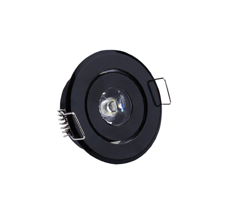 LED Spotlights 1W Mini AC85-265V 100PCS Recessed Light Led Downlight Jewelry Cabinet Lamp LED Mini Spotlight Lamp