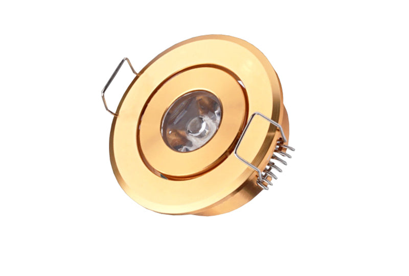 LED Spotlights 1W Mini AC85-265V 100PCS Recessed Light Led Downlight Jewelry Cabinet Lamp LED Mini Spotlight Lamp