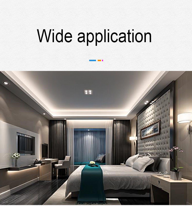 Downlight 3colors in 1 Lamp Natural White/Warm/Cold 5w 2pcs/lot LED Spot Light Indoor Recessed Lamp AC 220V LED Spotlight