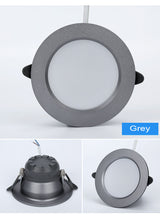 Downlight 3colors in 1 Lamp Natural White/Warm/Cold 5w 2pcs/lot LED Spot Light Indoor Recessed Lamp AC 220V LED Spotlight