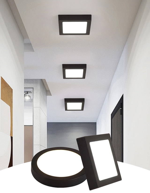 Led Downlights Spot Lamps 9W 12W 18W 24W Surface Mounted Ceiling Lights For Indoor Lighting Kitchen Room 110V/220V