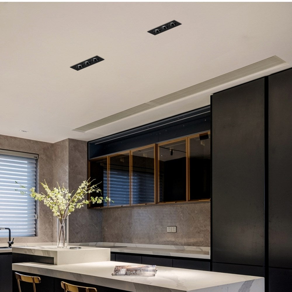 Led Downlight Recessed Dimmable Led Ceiling Light Spot Light Square Anti glare Design 7W 12W 15W For Living Room Bedroom Kitchen