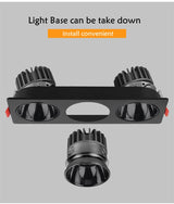 Led Downlight Recessed Dimmable Led Ceiling Light Spot Light Square Anti glare Design 7W 12W 15W For Living Room Bedroom Kitchen