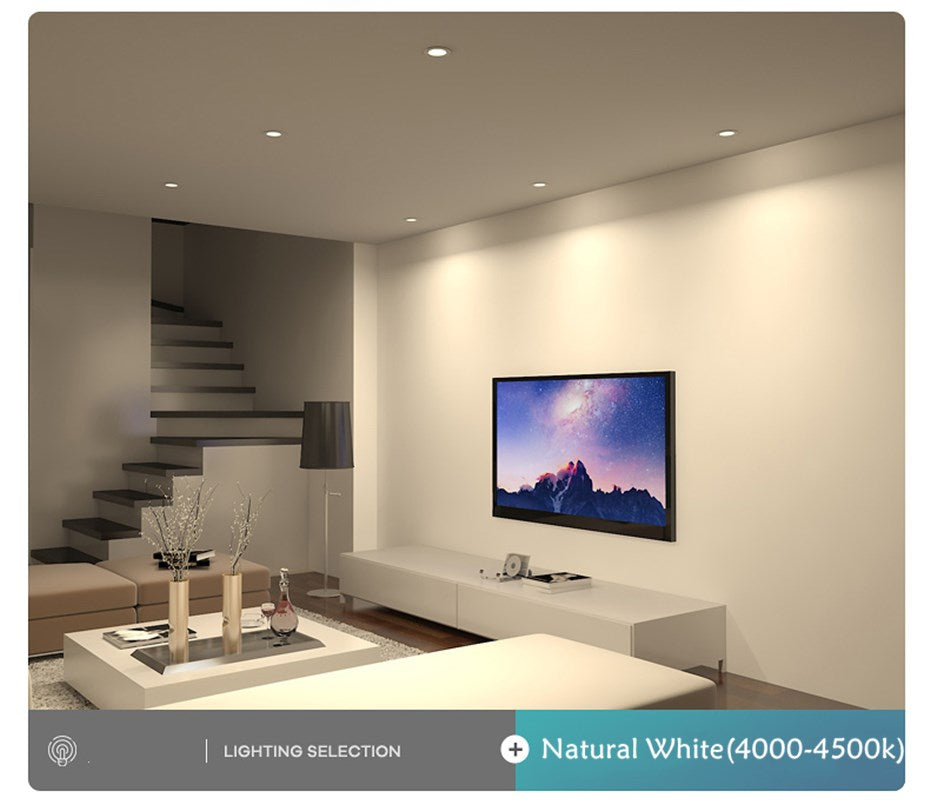 Led Downlight Recessed Dimmable Led Ceiling Light Spot Light Square Anti glare Design 7W 12W 15W For Living Room Bedroom Kitchen