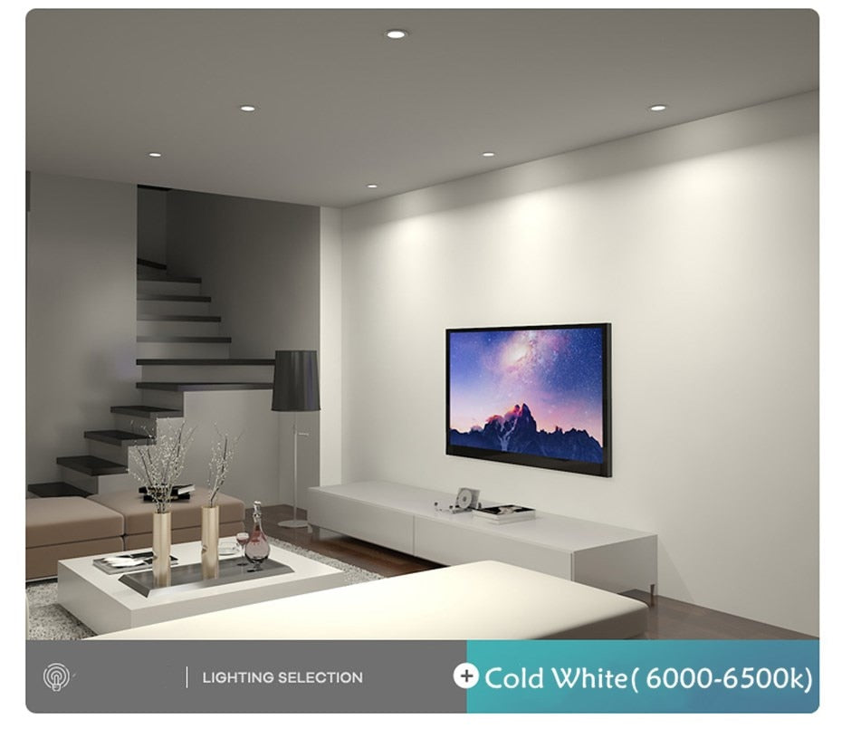 Led Downlight Recessed Dimmable Led Ceiling Light Spot Light Square Anti glare Design 7W 12W 15W For Living Room Bedroom Kitchen