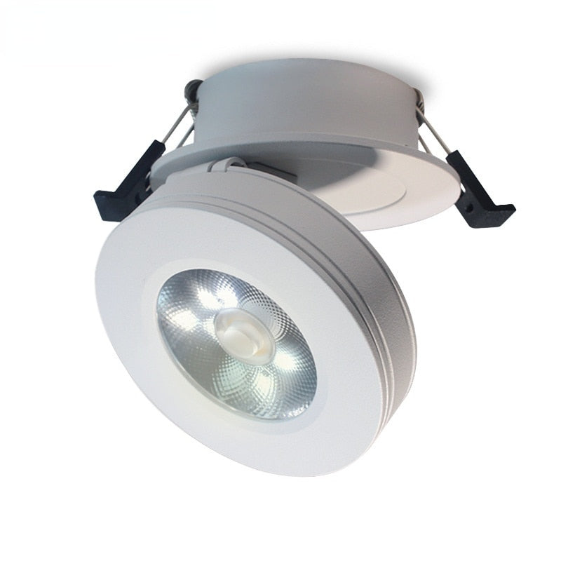 360-degree rotating ultra-thin LED downlight ceiling light wardrobe wine cabinet showcase corridor high CRI LED folding spotlight