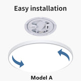 Ultra Thin LED Ceiling Lights For Living Room Modern Surface Mounted Led Panel Ceiling Lamps For Room Bedroom Lighting Fixture