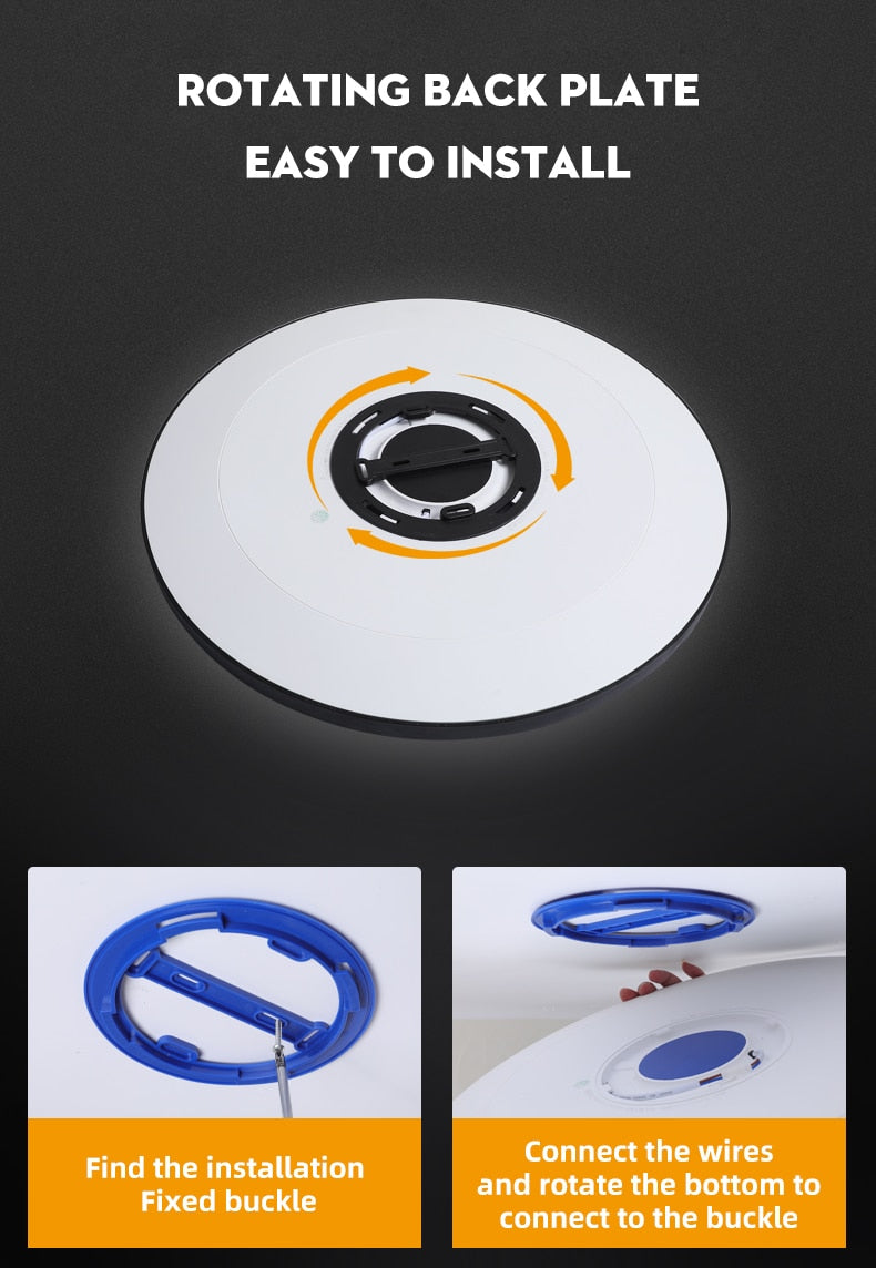 Ultra Thin LED Ceiling Lights For Living Room Modern Surface Mounted Led Panel Ceiling Lamps For Room Bedroom Lighting Fixture