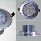 Spot Led Recessed Encastrable Led Spot Ceiling Lamp Cool and Warm White Led Downlight 3w 5w 7w 9w 12w 85-265V Spotlight