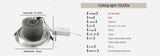 Spot Led Recessed Encastrable Led Spot Ceiling Lamp Cool and Warm White Led Downlight 3w 5w 7w 9w 12w 85-265V Spotlight