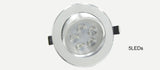Spot Led Recessed Encastrable Led Spot Ceiling Lamp Cool and Warm White Led Downlight 3w 5w 7w 9w 12w 85-265V Spotlight