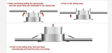 Spot Led Recessed Encastrable Led Spot Ceiling Lamp Cool and Warm White Led Downlight 3w 5w 7w 9w 12w 85-265V Spotlight