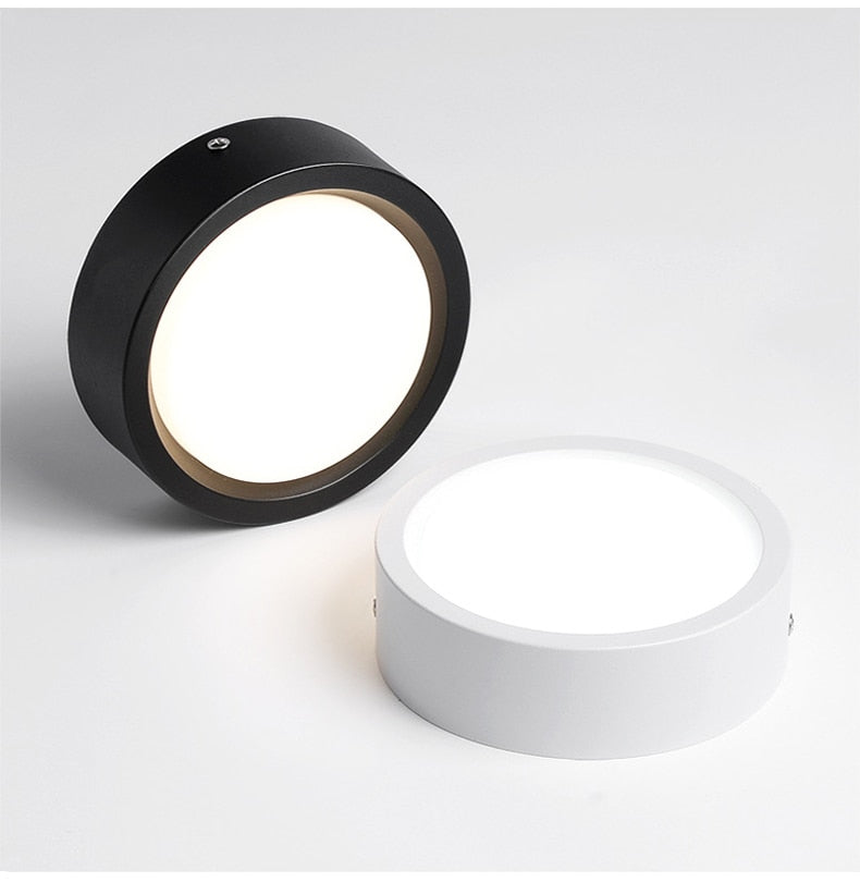 LED Downlight Surface Mounted Spot Ceiling Lamp 15W 18W 24W 12W 9W 7W 5W Ultra Thin Bedroom Living Room Lighting 220V