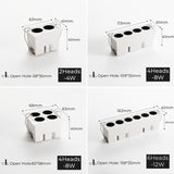 Modern LED Linear Downlights Recessed Anti-Glare Grille Ceiling Lamp AC85-265V Corridor Living Room Indoor Spot Lighting Fixture