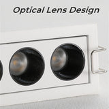 Modern LED Linear Downlights Recessed Anti-Glare Grille Ceiling Lamp AC85-265V Corridor Living Room Indoor Spot Lighting Fixture