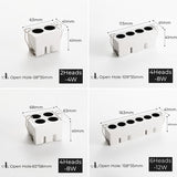 Modern LED Linear Downlights Recessed Anti-Glare Grille Ceiling Lamp AC85-265V Corridor Living Room Indoor Spot Lighting Fixture