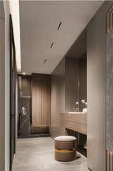 Modern LED Linear Downlights Recessed Anti-Glare Grille Ceiling Lamp AC85-265V Corridor Living Room Indoor Spot Lighting Fixture