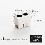 Modern LED Linear Downlights Recessed Anti-Glare Grille Ceiling Lamp AC85-265V Corridor Living Room Indoor Spot Lighting Fixture