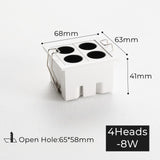 Modern LED Linear Downlights Recessed Anti-Glare Grille Ceiling Lamp AC85-265V Corridor Living Room Indoor Spot Lighting Fixture