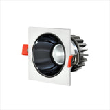 Frame Replaceable Angle Adjust Recessed Downlight 7W 12W 15W 20W Anti Glare Ceiling Spot Lamp for Hotel TV Background Aisle