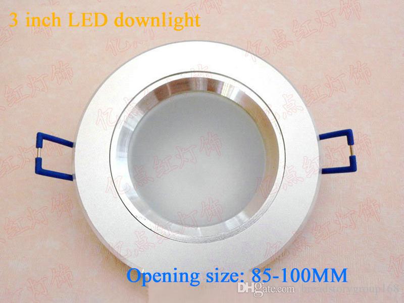 Household LED Downlight 6 4 3 2.5 Inch Living Room LED Energy Saving Lamp Hotel Supermarket Hospital Lighting Fixture