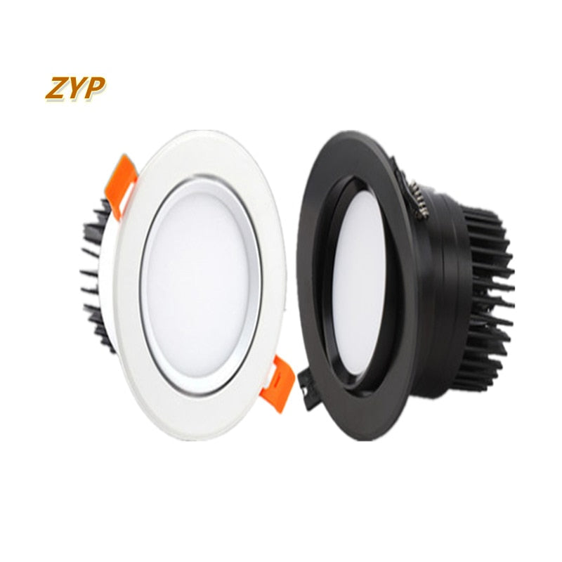 Recessed Dimmable LED Downlights 7W 9W 12W COB LED Ceiling Spot Lights AC85-265V Warm Cold White LED Ceiling Lamps Indoor Lighting