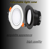 Recessed Dimmable LED Downlights 7W 9W 12W COB LED Ceiling Spot Lights AC85-265V Warm Cold White LED Ceiling Lamps Indoor Lighting