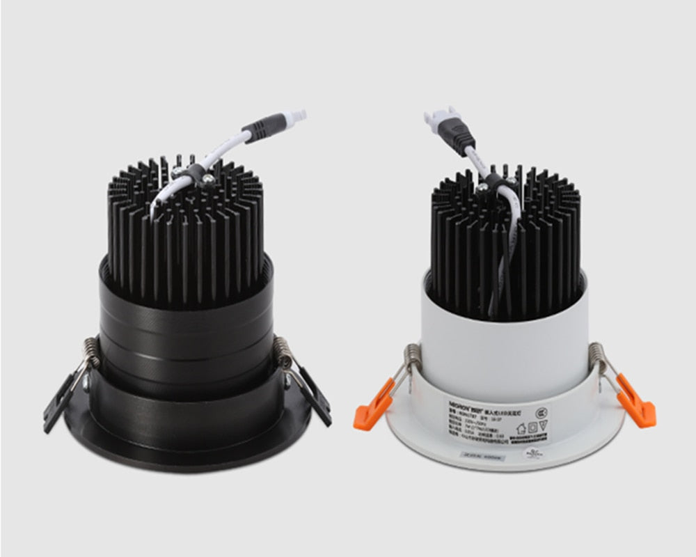 Recessed Dimmable LED Downlights 7W 9W 12W COB LED Ceiling Spot Lights AC85-265V Warm Cold White LED Ceiling Lamps Indoor Lighting