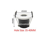 10pcs 3W LED Downlight Aluminum Recessed Dimmable Spot Lighting 220V 110V Ceiling Bedroom Kitchen Indoor Down Lamp - LED Lights For Sale : Affordable LED Solutions : Wholesale Prices