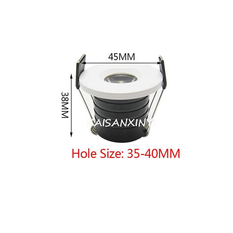 10pcs 3W LED Downlight Aluminum Recessed Dimmable Spot Lighting 220V 110V Ceiling Bedroom Kitchen Indoor Down Lamp - LED Lights For Sale : Affordable LED Solutions : Wholesale Prices