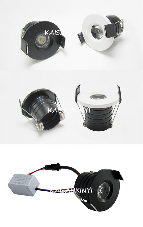 10pcs 3W LED Downlight Aluminum Recessed Dimmable Spot Lighting 220V 110V Ceiling Bedroom Kitchen Indoor Down Lamp - LED Lights For Sale : Affordable LED Solutions : Wholesale Prices