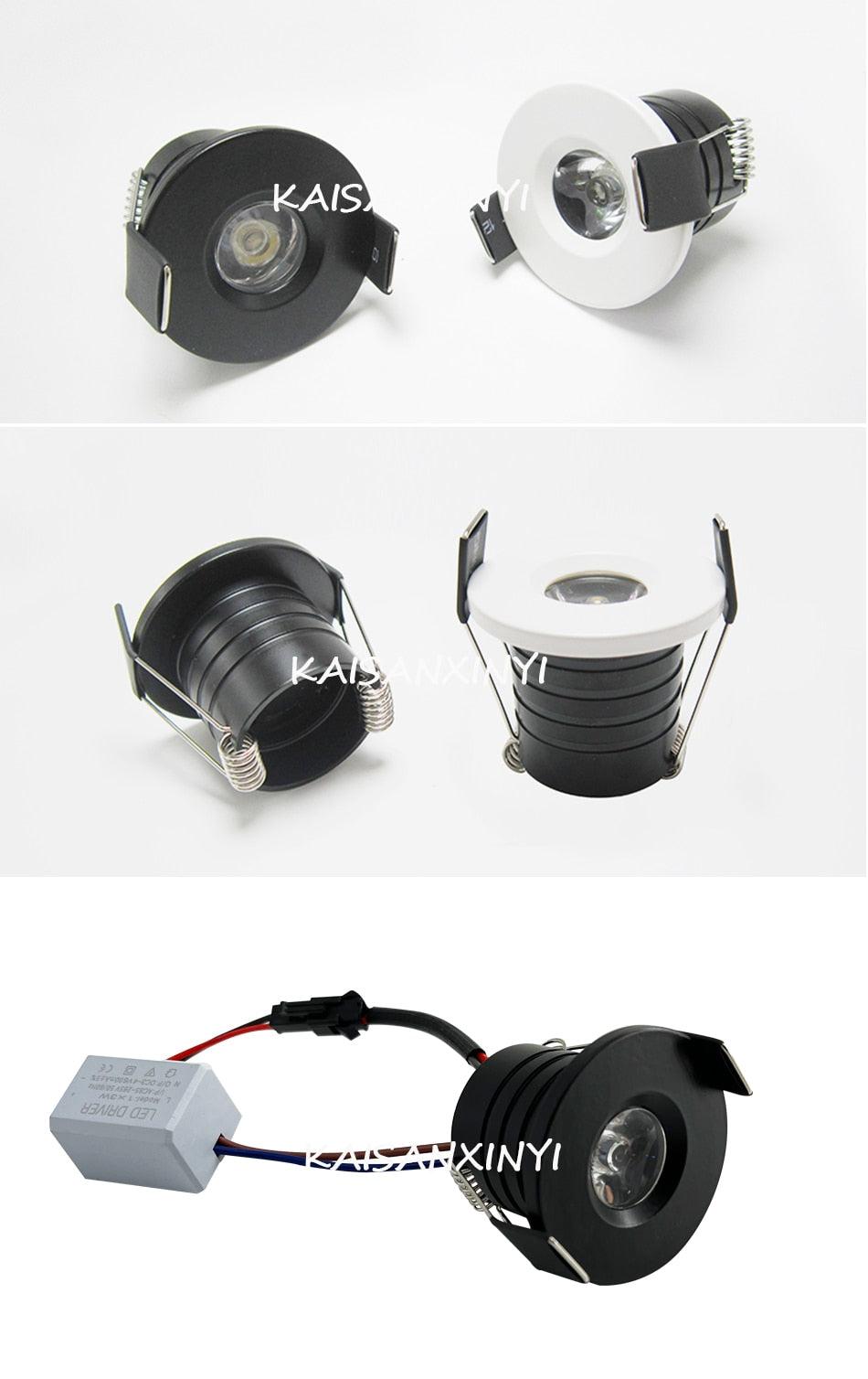 10pcs 3W LED Downlight Aluminum Recessed Dimmable Spot Lighting 220V 110V Ceiling Bedroom Kitchen Indoor Down Lamp - LED Lights For Sale : Affordable LED Solutions : Wholesale Prices