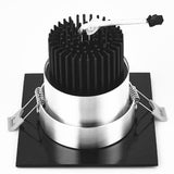 Recessed Square Dimmable LED Downlights 7W 9W 12W COB LED Ceiling Lamp AC85-265V Warm/Cold White LED Spot Lights Indoor Lighting