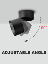 LED Surface Mounted Downlight Ceiling Spotlight Adjustable Angle Non-opening Ceiling Aisle Corridor Entrance Hallway Downlight